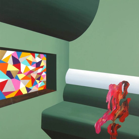 Study for a self portrait in HST